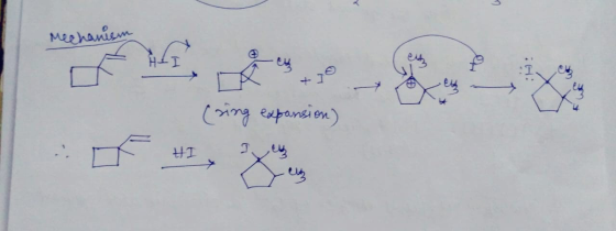Mechanism :H: (sing expansion) HI