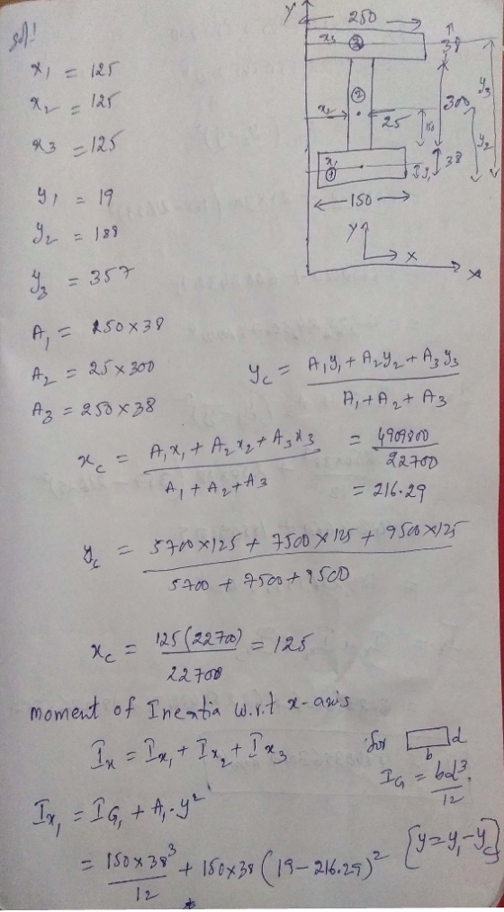 A)-= 2.5x300 F 214.27 27 GB momet of 1neta u.tt z-as ro