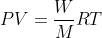 PV = \dfrac {W}{M}RT \\ M = \dfrac {W}{PV}RT \\ M = \dfrac {3.00}{0.9869 \times 0.714 } \times 0.08206 \times 298 = 104.1 g/mol