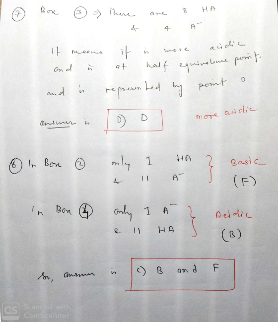 (6) В ах в м ан 3 HP 4 It means it is more andic and ī at half equivalence poms and is represented by point answer in D o mor
