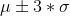\mu\pm 3*\sigma