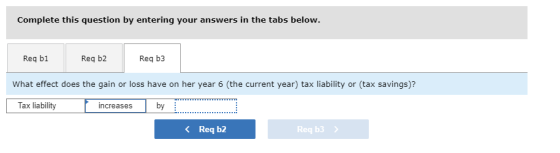 Complete this question by entering your answers in the tabs below. Req bi Req b2 Reg b2 Req b3 Reqb3 What effect does the gai
