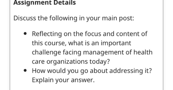 Assignment Details Discuss the following in your main post: • Reflecting on the focus and content of this course, what is an
