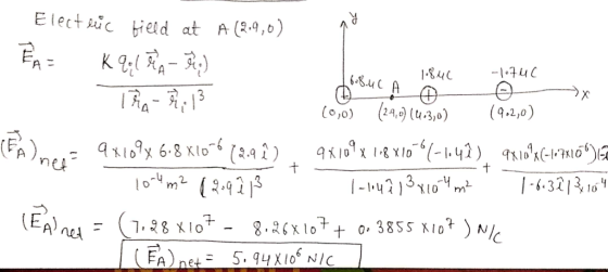 E lectc ield at A (0) 1S4C 1.uC Suc A (ojo) ) (u3o) (92,0) FA)