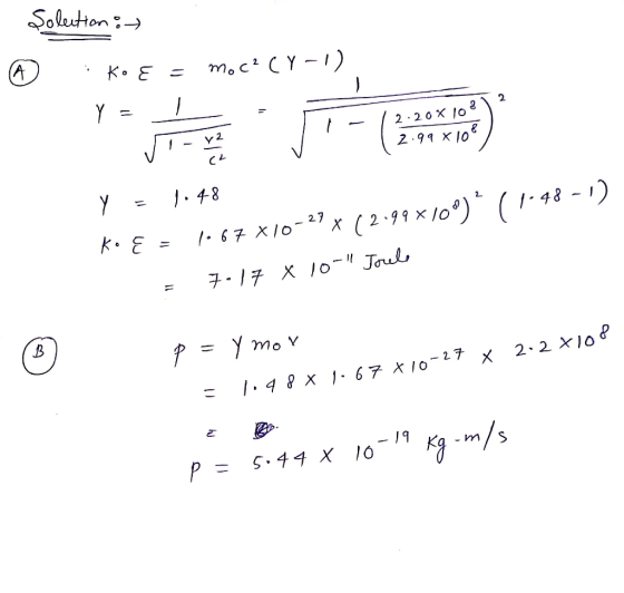 Soleution (A moc Y-) Ko E = / Y 2 2 2 0 x lo 2.91 x 1o C L Y J48 x (2-91 Kl0) (4- 1) (-48-1) KE 67 XI0-27 77 X 1o- Jaul p= Y