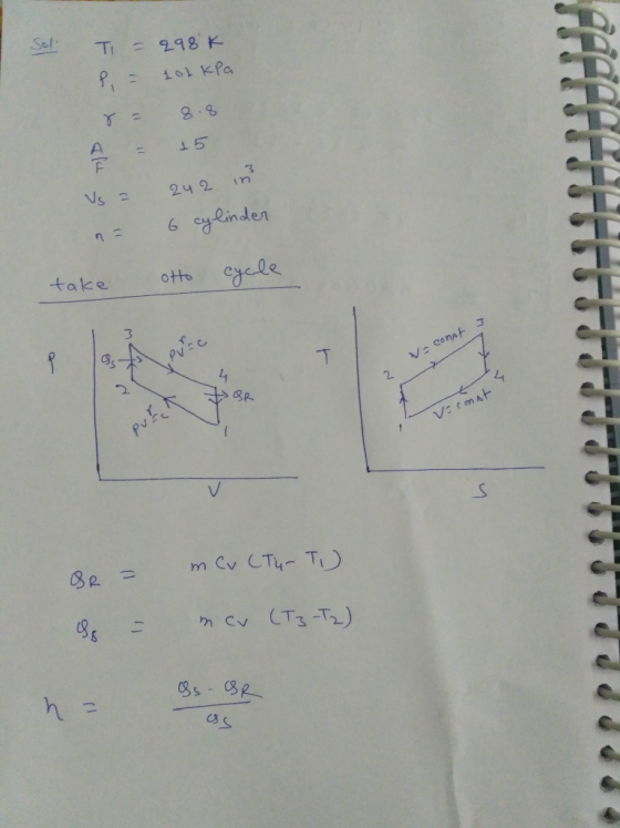 242 in take otto cycle 2- 8p 3S