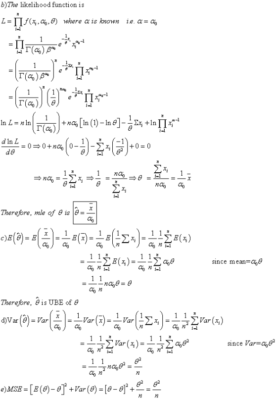 b)The likelihood function is L=[]}(4,7,9) where ce is known ie.<= ck Irlab.com corte - rabat 11: () i In L=rin recent +re [