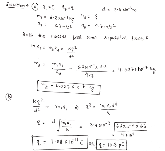 Both the matses beel seme hepusive borce. 2- m, a, d 2 m, a axI0