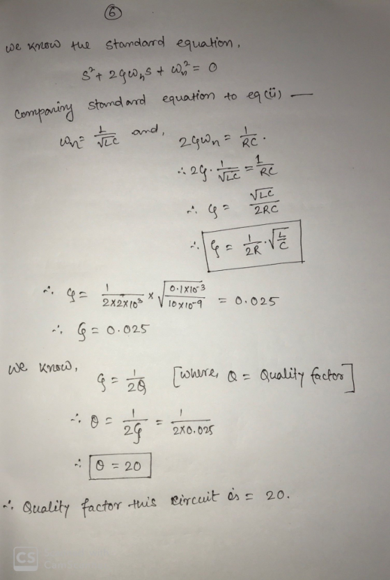stamdard equaton, De Knos the equation eq cü) Stomd ard to Commparing amd 2gwn=RC 1 RC NLC VLC 2RC . 2R O.1X10-3 X 2X2XI0 1ox