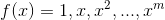 f(1) = 1, 1, 2, ...,