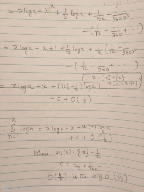 selogx=1,+z loga t Tok 360 23 +- 360 Klogk-2+1+laph +b(te-$som 360X 360 (:x=[2]+{x4 =x-(45=)log2 + C + O(=) 4 logn = x logx-X