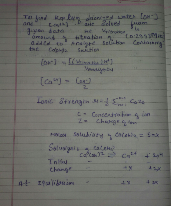 . Ta-kind and Ccat2 eionired waten aie Solued iyen dataHe Vritrohiow amout titaionoo 2 3c add ed to Analyte Boliton Containing the Co??2 Solution 241- 2. C= c lon ?= Charge.cb ton Concentsahon Solvolis catoh Change + X 4 2x