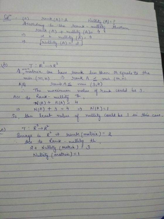 o2 b) Sa thee deast molu of nullity could he 1i Cast 3 + N