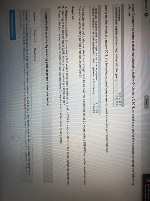 $250,000 173,250 $ 2,750 33,000 s over an e The annual accounting period ends on December 31 Do not r in the