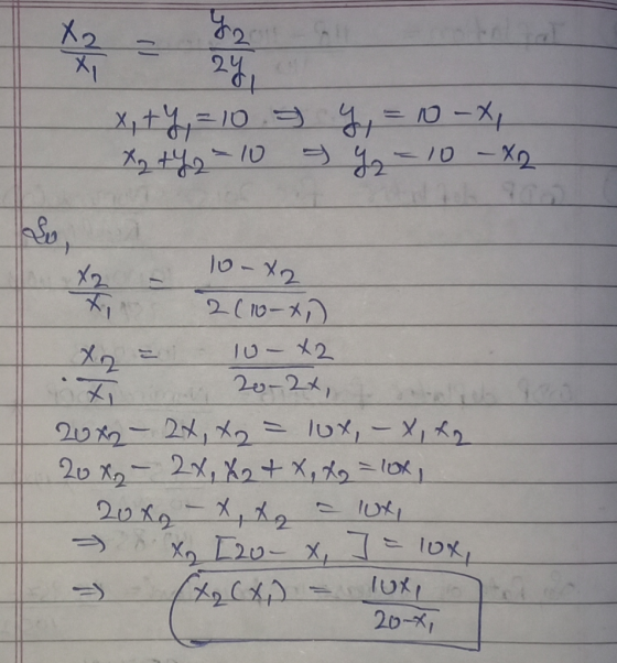 x + 4 = 10. Xg ty 2 -10 y = 10-X, 7 = 10 - X2 10-X2 2 (10-x) Zi 20-2x, 20x - 2x, x2 = lux, - X, 42 20x2 – 2x, X2 + x, x9 = 10