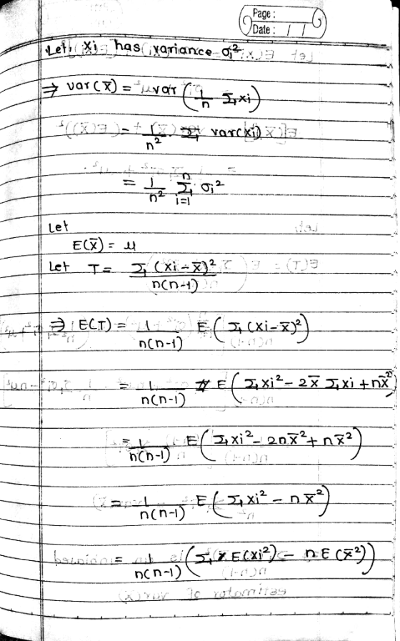 Page: Date 2. e- Leb n(n-1 ECT) n(n-i 2 ncn-l n(n-l