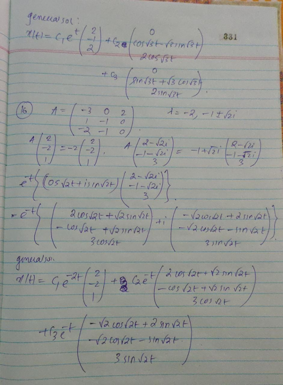 geneuassol! alt) = ce 2 331 (1-a renn [sinst the corre + Che cost sunt 2005/3t et a 251047- 16 A o 2 O = -2, - 12/21 3-| A -2