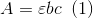 A=cbc (1)