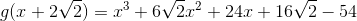 9(2+2/2) = 2.3 +67222 +24x + 16V2 – 54