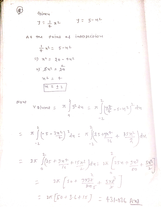 dgjvn2 3 - 5 1 2 3 - 5- x At the point of intersection མ ཀྵ 5 - 21 2 e) ཀ - 2 30 - བཤ 2 ༧ད་ SA2 2 3 » » 2 - -- 27 2 + 2 Now འ
