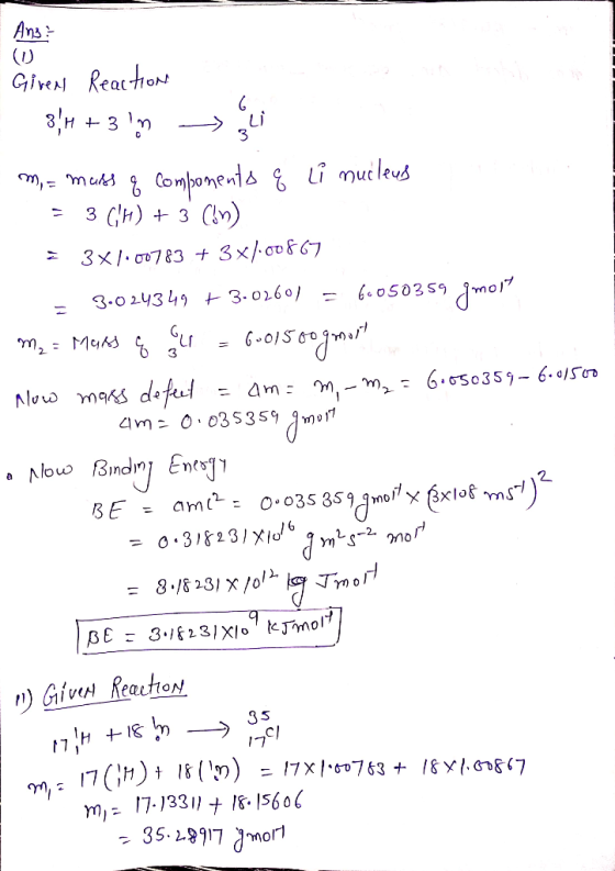 Ans Give ReatioN 3H 31m 3 3 GH)3 C) 3 x. o07833x/-o0&67 3.024349 3.0260/ = b050359 3 6.650359-6.0S6 Novo mas defeut Am 0.0353