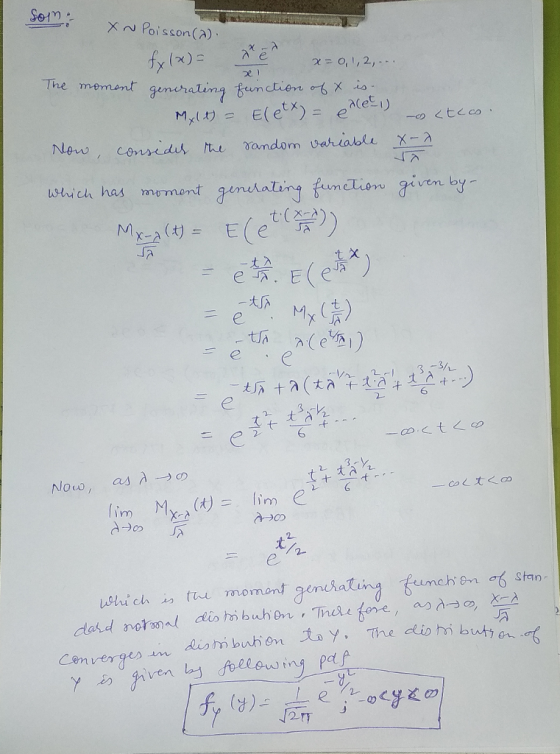 So X N Poisson) sthich has moment unualin funclio given by (주2) 大仄 6 dio m buhon r7nolefon-e./ .ag λづのとA