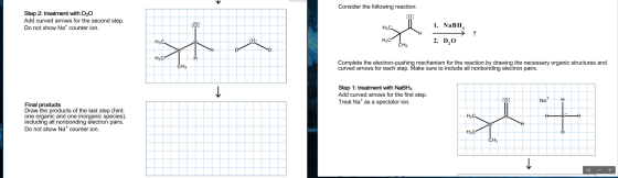 Consider the following reaction: Complete the ele