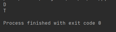 I Process finished with exit code 0