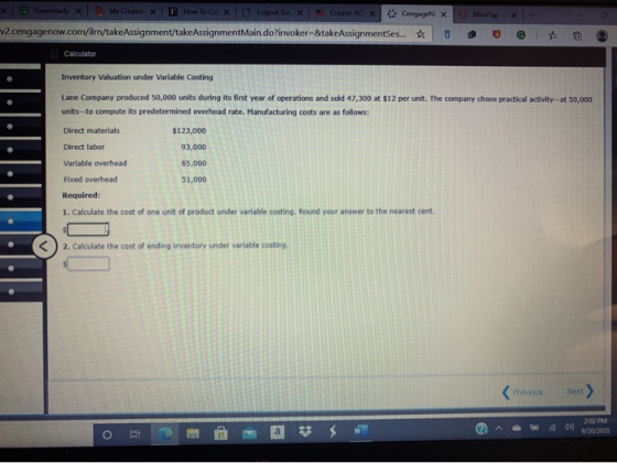 MindTap х X G Grammarly * My Citation I How to Cox Logout Su x Course ACX CengageN x v2.cengagenow.com/ilm/takeAssignment/tak