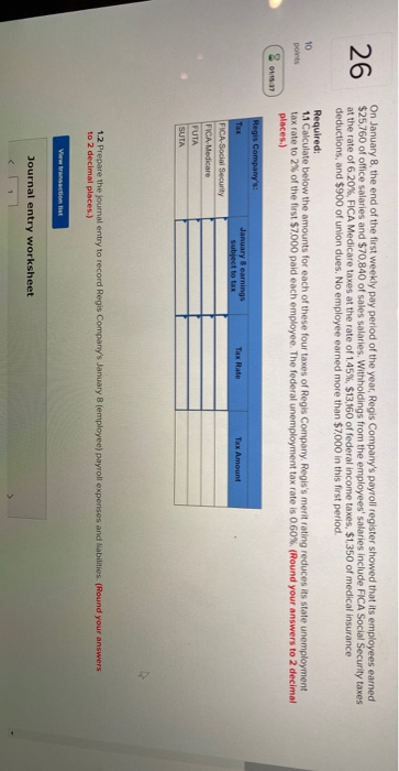 On January 8 The End Of The First Weekly Pay Period Of The Year Regis 