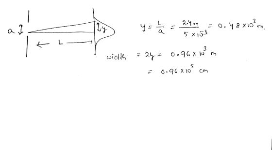 an = h = 2.4m = 0.48x10²m. а 5х152 t L I width =26= 0.96x 103 m = 0.96 x 16 cm