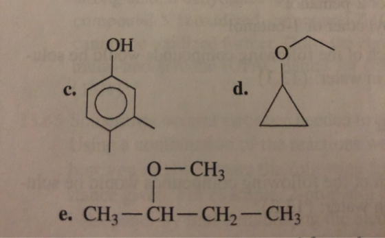 ОН ОД 0–CH3 e. CH; - CH-CH, CH