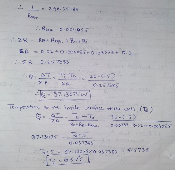 eaus 0.25 738S 7.13075 TemperaれAne on the inside surface wall/ (Tg) of Ha 97.13075 1sitS