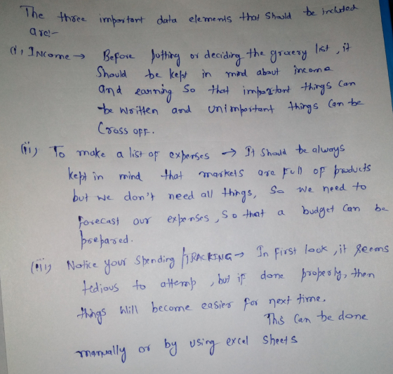 gee im-tant data elements thaㅓ Shaid-be)rdded. ? 그 NCorne → Ist Sheuld be ebt in mnd abaut incoma S Can s Can be Bass opp mak