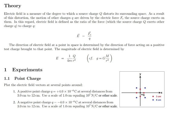 Theory Electric field is a measure of the degree to which a source charge Q distorts its surrounding space. As a result of th