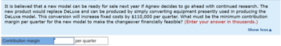 It is believed that a new model can be ready for sale next year if Agnew decides to go ahead with continued research. The new