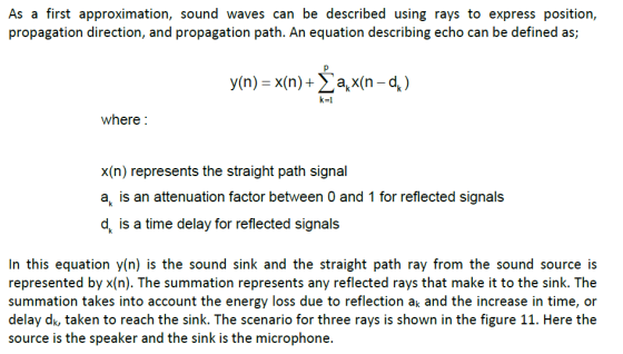 As a first approximation, sound waves can be described using rays to express position, propagation direction, and propagation