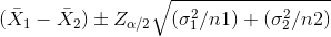 (#1 – X2) – Za/2V (07/n1)+(cz/n2)