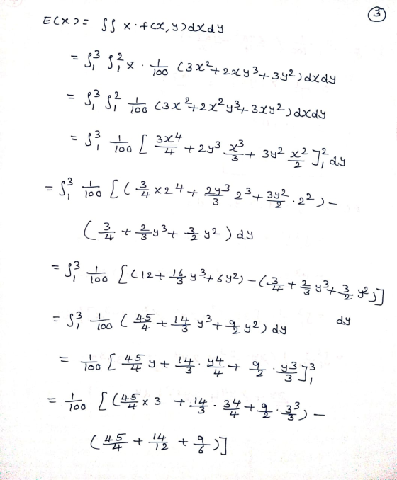 ECX= SS x.fCX, JDdCdy X 7 2 - ³ 3 x 324 224 + 342 Jax dy = SF - ha (3x²42x²4- 3792 Jaxd9 - 3 ho [ 2 + 25 + 392 J as - 3 to [