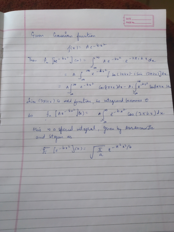 DATE PAGE № Dussiar f(x) e 12 Hus vaa and Ste