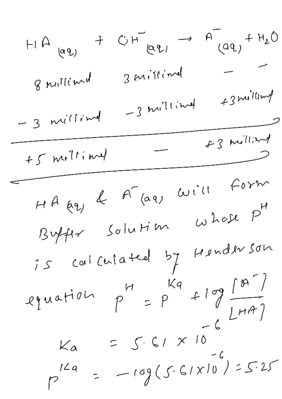 HA + CH F 04 Á + H₂O (42) 199) (aq) 8 milliard 3 millinel - - +3 milling - millinel - 3 millime H +5 millime +3 milline . HA