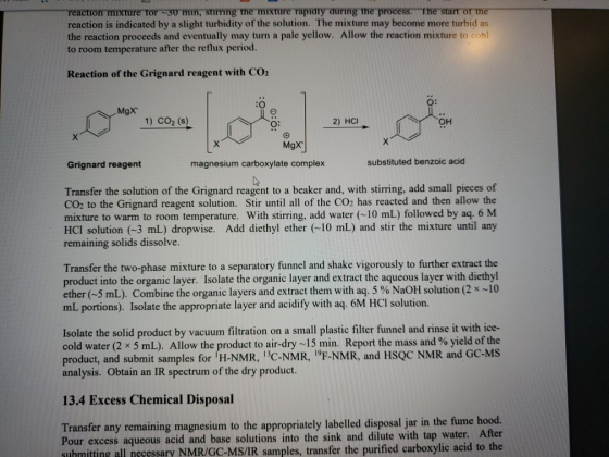 reaction mixture for 30 min, stirring the mixture rapidly during the process. The start of the reaction is indicated by a sli