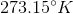 273.15^{\circ}K