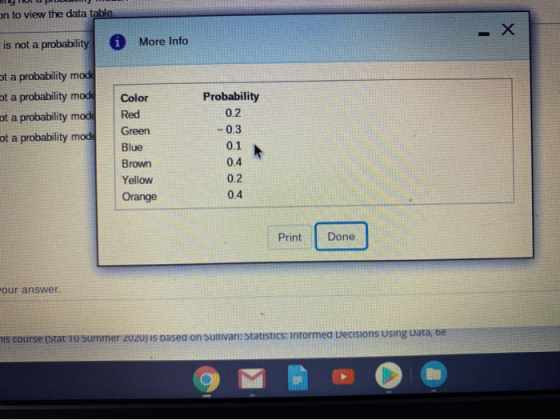 an to view the data table is not a probability More Info Probability ot a probability mode ot a probability mode ot a probabi