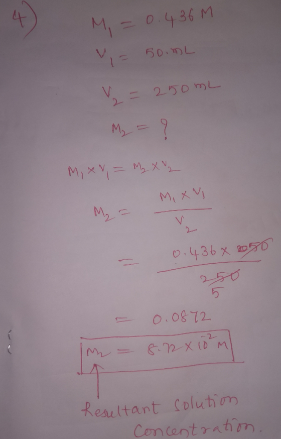 0 936 M o.436 20 -0 , 0872 -2 Reaultant Colutiom Cmentrnhon