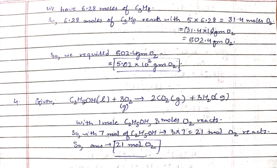 we have 6.28 moles of Ca Hq. So 628 moles ok by Ho reacts with 5% 6.28 - 31.14 moles bei = (31-4llem lz 550214 m Os So, we re