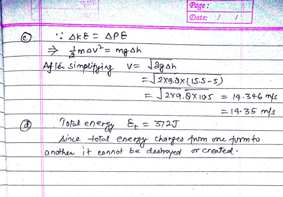 Page 2. 14.35 m/s cfotal e)e cha anothen t eannot be deshoyeor createat