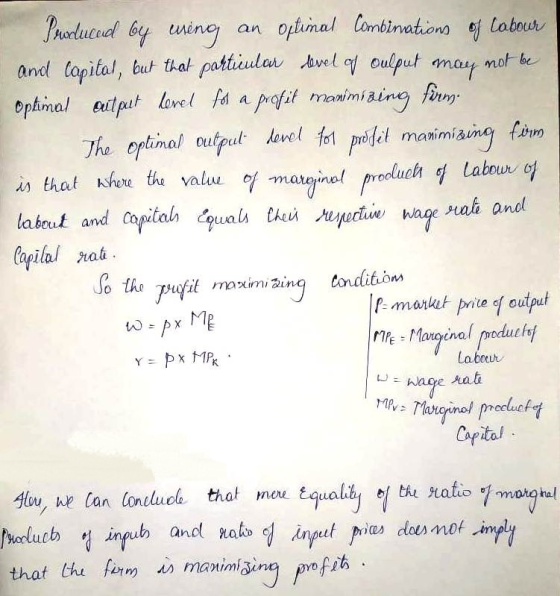 ucl by wing an oa ainaion i labrus and Capital, but that Pattu lao Avel oulput mou abour that khere thu vabu oǐmatornol producho, Labour, ot Cagilal a Laberur Lu) lage kab Copito du, we Can toneluok tha meu tqualby of the natio that the fom is manimi i6