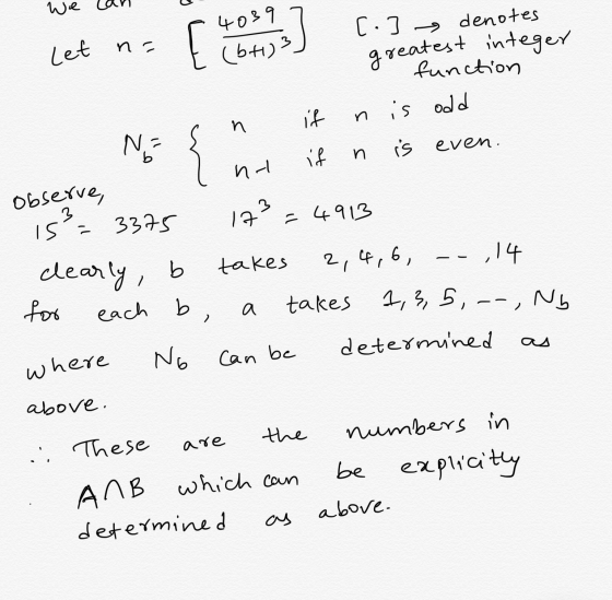 We call - 40397 1 4 6 n Let [. ] denotes greatest integer 3) greater action N= {n ni if n is odd if n is even. observe, is² =