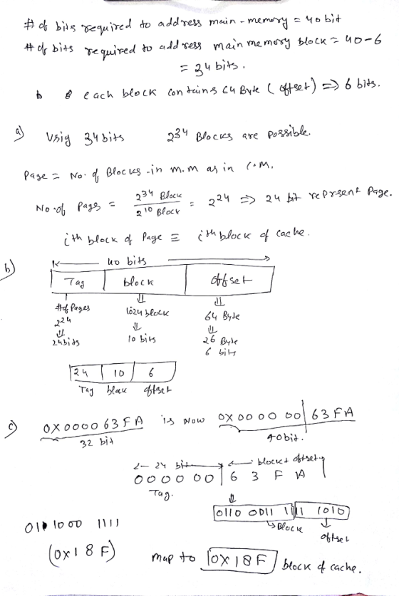46 bit = 34 bits Vhig 3bik 234 Blo ces are Pogable. Caa he Tas bloc k 64 Byle 2 L 26 B obit . 32 bi OI.lo0D וון 8 F Bloc v